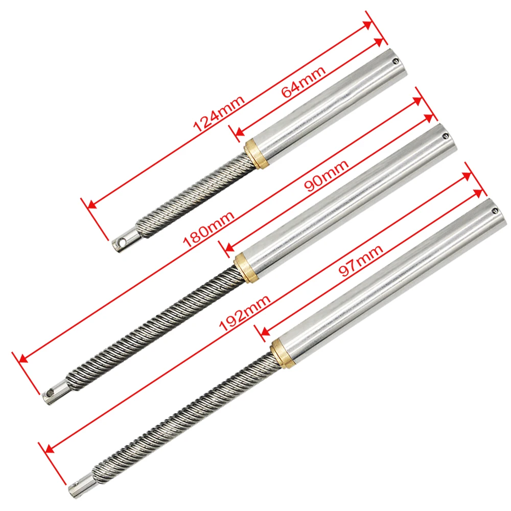 Huina-cilindro de Metal sin Servos para excavadora de control remoto, piezas de juguete DIY, 22 canales, actualización 1592, 3 uds.