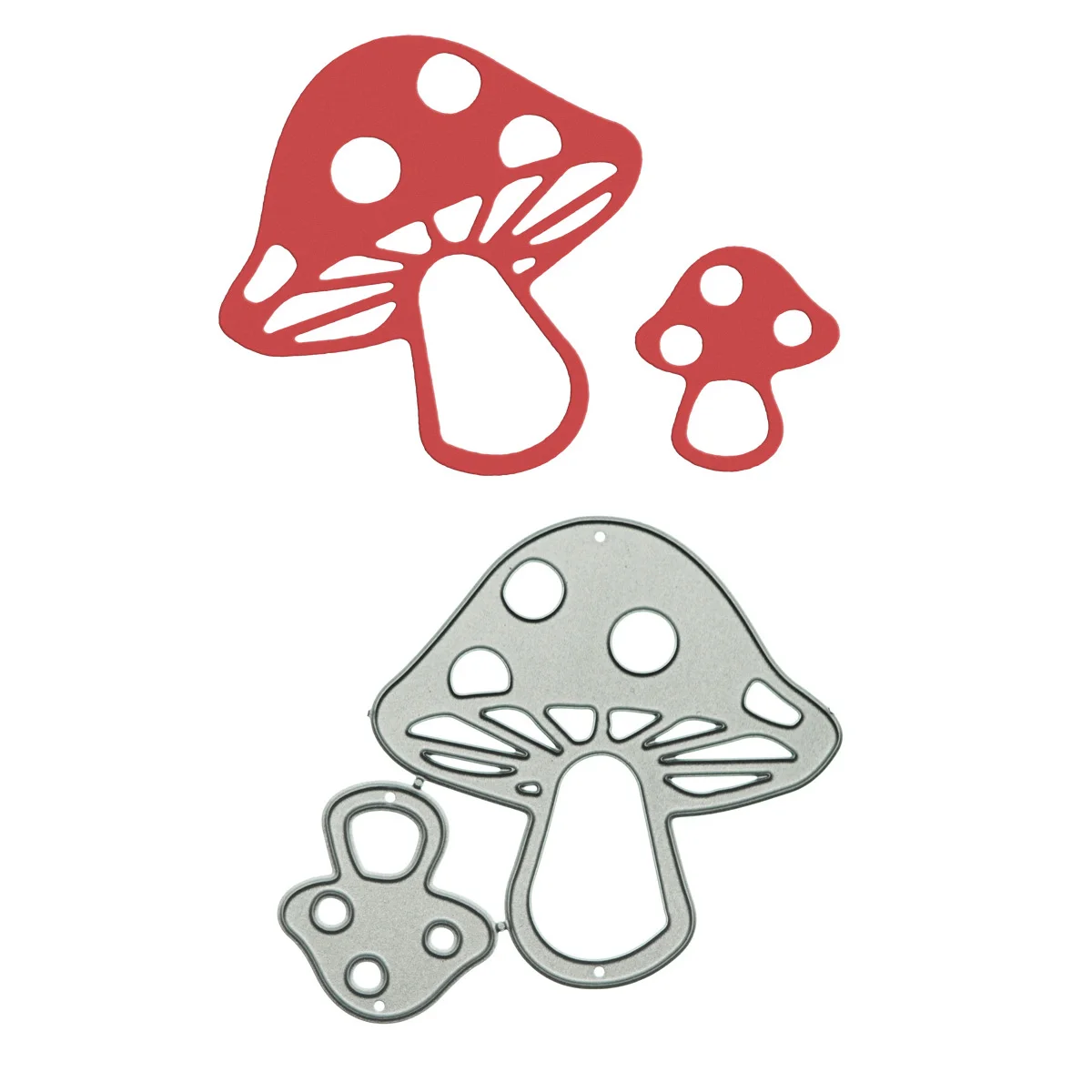 Mushroom Pattern Metal Cutting Die Stencil For Scrapbooking DIY Clip Art Paper Card Photo Album Decorating Cutter Stencil Mold