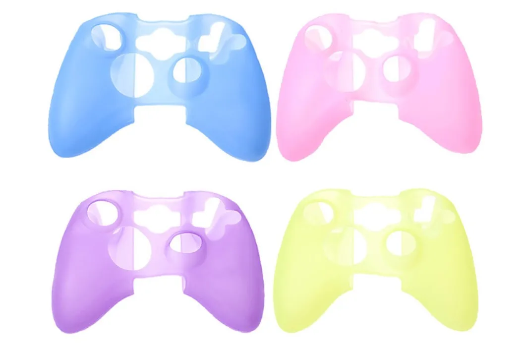 Soft Comfort Protector Cover Case, Pele de silicone, Compatível com o Controlador Xbox 360
