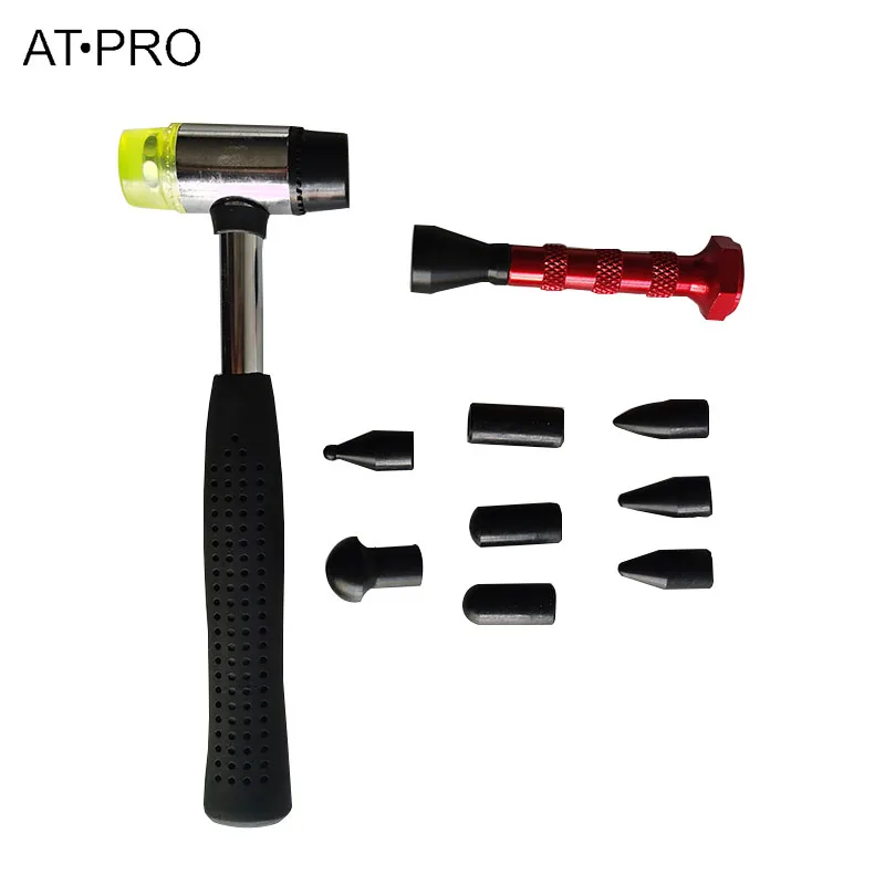 Car depression repair leveling hammer Bump-convex seamless repair leveling pen free sheet metal leveling hammer repair tool