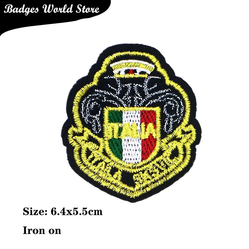 Skull Wing Rabbit Star Number Flag Planet Shield Icon Embroidery Applique Patch For Clothing DIY Iron on Badges on the Backpack