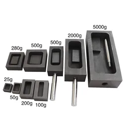 Graphit Öl Bäder Für Schmelzen Gold Bars Und Silber Barren Casting Formen Platz Dauerhaft Öl Bäder Mit Griffe Langlebig