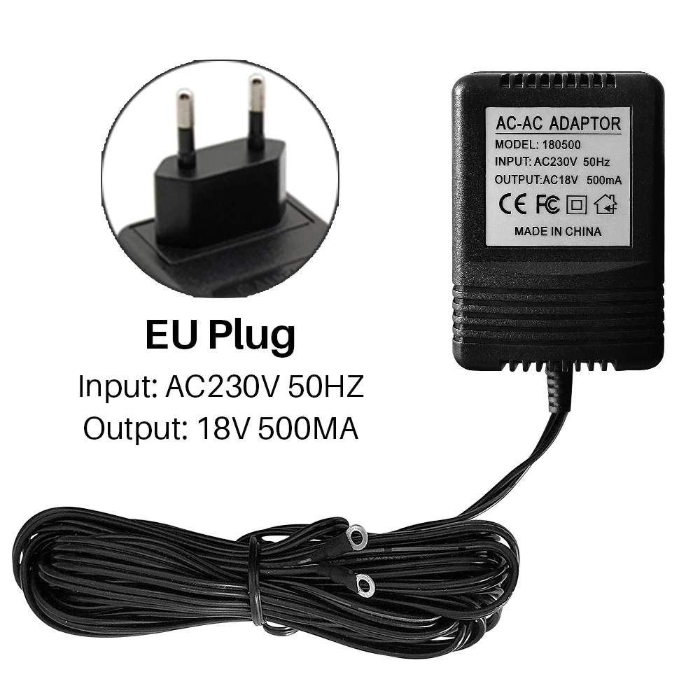 18V Ac Power Adapter 220V-240V Transformator Oplader Voor Wifi Draadloze Video Deurbel Ip Camera video Intercom Ring - afbeelding 1