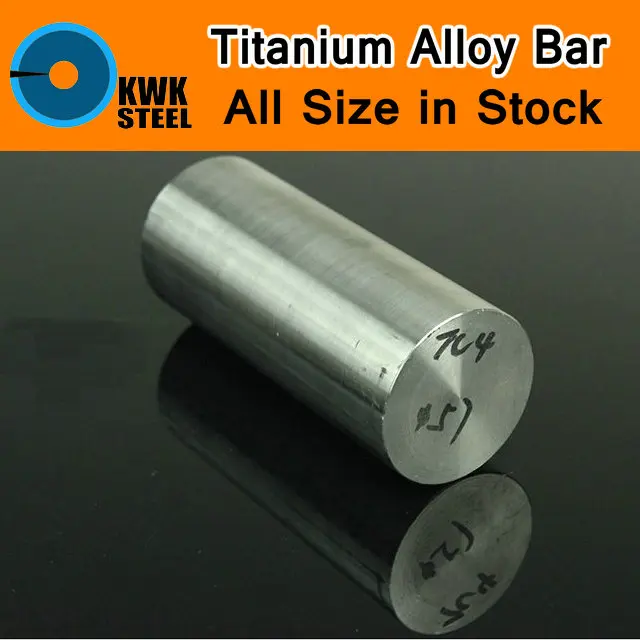 Titanium Alloy Bar Rod UNS Gr5 TC4 BT6 TAP6400 Titanium Ti Round Bars Industry CNC Machine Use DIY Material Anti-corrosion Model