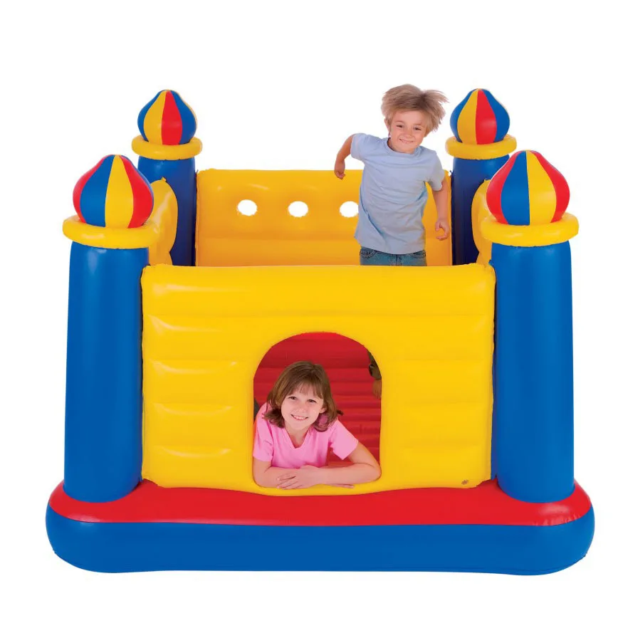 Verwijderbare Kinderen Vierkante Trampoline Familie Speelgoed Opblaasbare Kleine Stuiterende Bed Huishouden Springen Bounce Bed