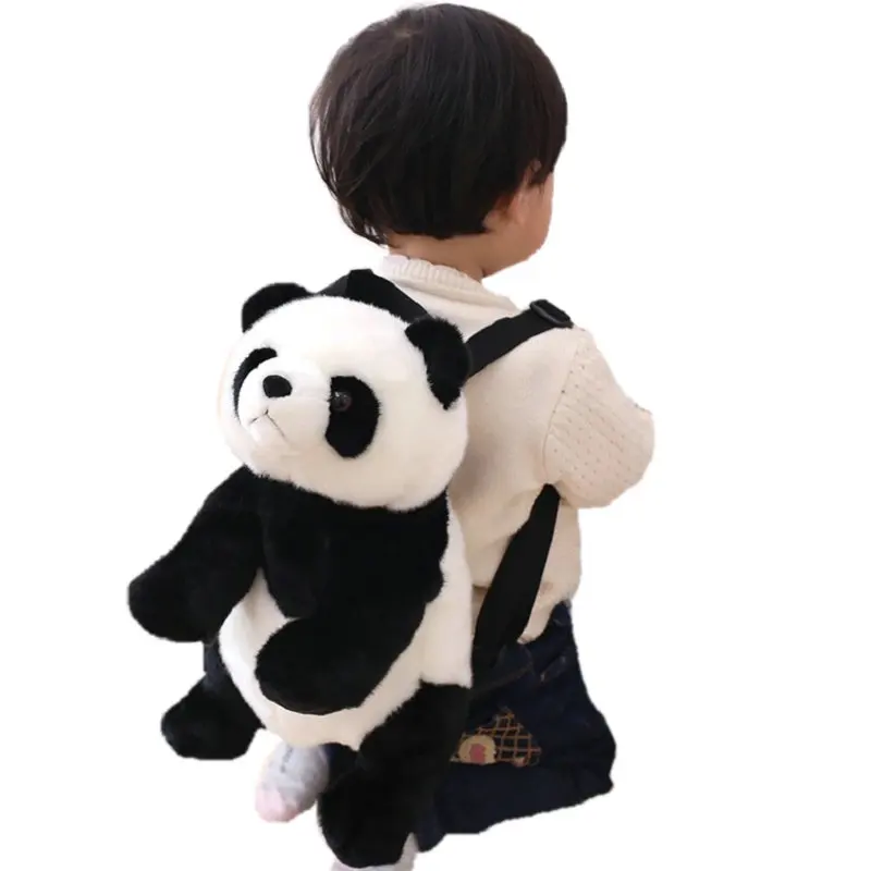 

Panda Backpacks Stuffed Animal Bag Girls Boys Plush Adjustable Schoolbags Kindergarten Plush Backpack Toys Children Gifts