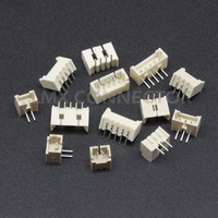 50Pcs/Lot  JST 1.25 mm 1.25mm Connector Header Male Blade 2 3 4 5 6 7 8 9 10 Pin 2P 3P 4P 5P 6P 7P 8P 9P 10P PCB
