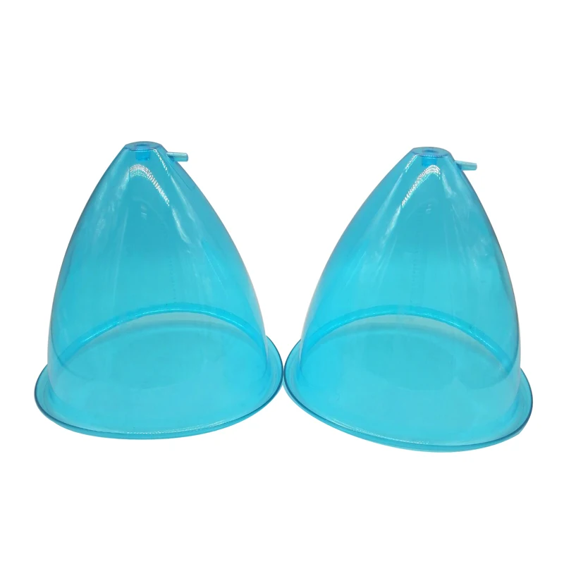 21cm King Size Vacuum Suction Blue XXL Cups for a Sex Colombian Butt Lift Treatment (2pcs)