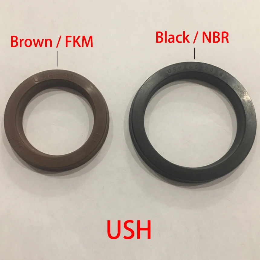 

USH 28*35.5*5 28x35.5x5 31.5*41.5*6 31.5x41.5x6 Black NBR Rubber Hydraulic Cylinder Piston Rod U Lip Gasket O Ring Oil Seal