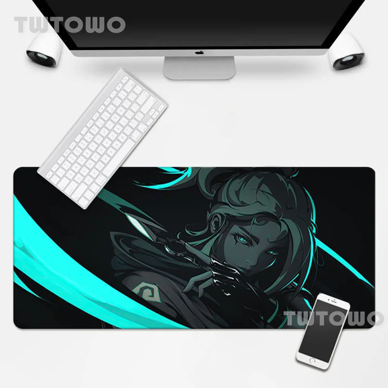 

Mouse Pad Gamer Computer New XXL Desk Mats MousePads Keyboard Pad Supersonic The Jett Valorant Office Laptop Table Mat Mice Pad