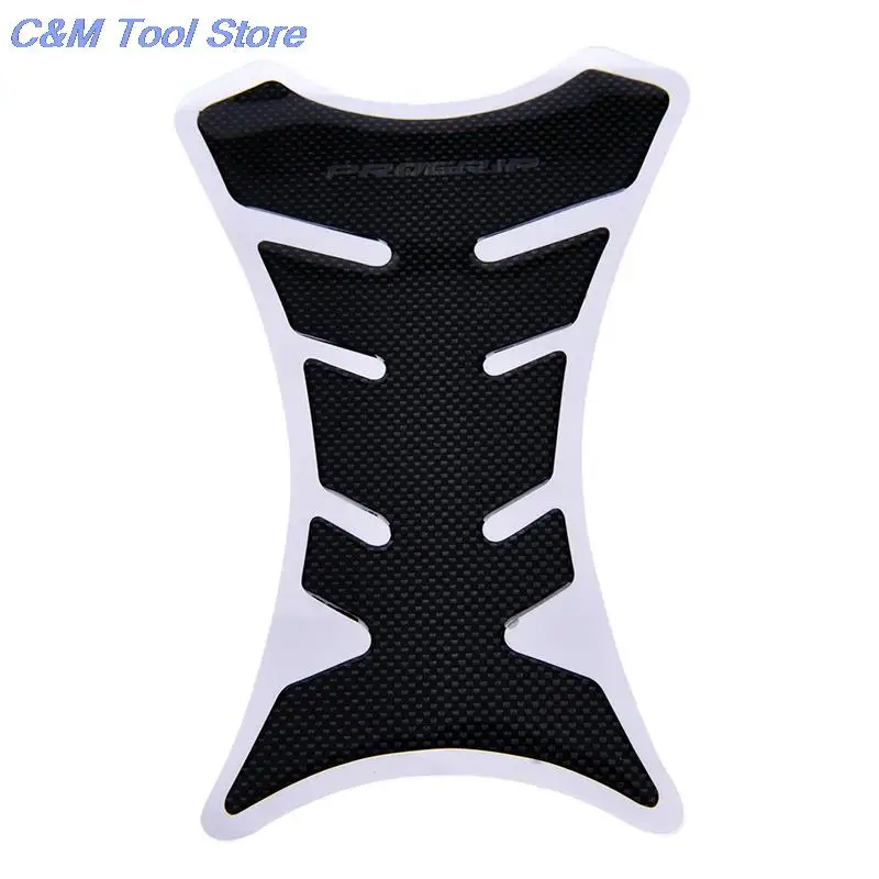 1Pcs Universele Fishbone Carbon Fiber Tank Pad Tankpad Protector Sticker Motorfiets