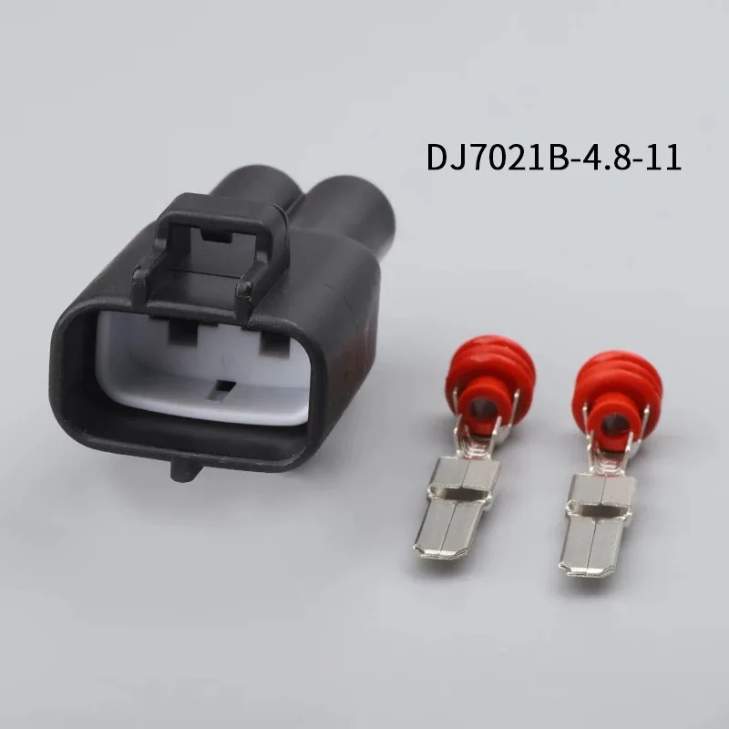 

176143-6 500SETS DJ7021B-4.8-11 4.8mm 2Pin AMP Car Electrical Wire Connectors for Audi ,BMW,Honda,Toyota,NISSAN AND other models