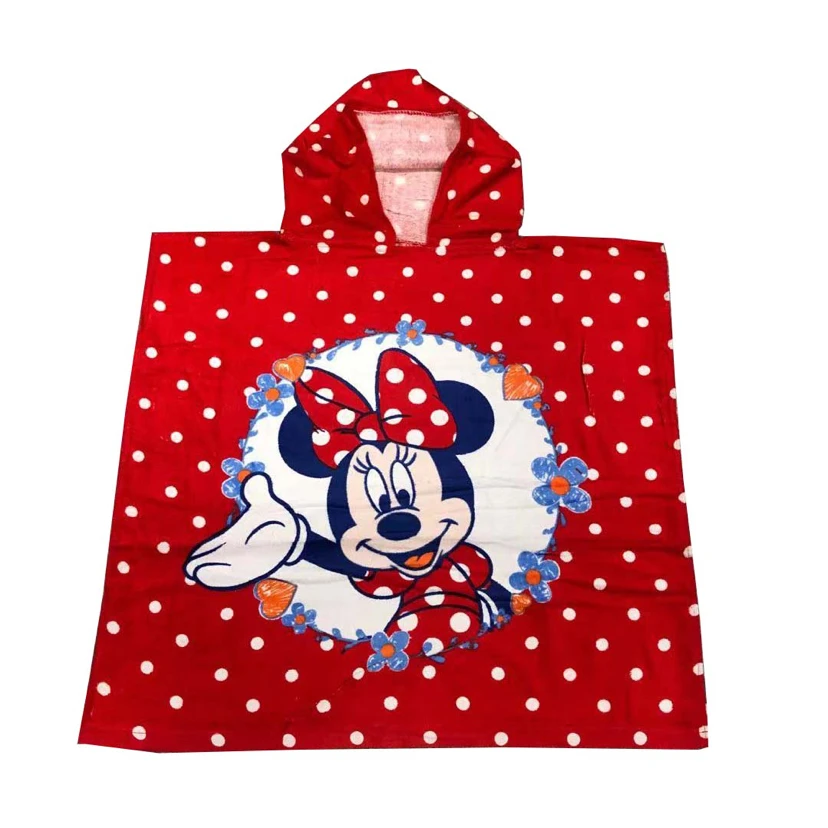 Disney Per Bambini Mickey Mouse Con Cappuccio Del Tovagliolo Del Fumetto Sofia Congelati Elsa Anna Pony Morbido Telo Da Mare Del Bambino Della