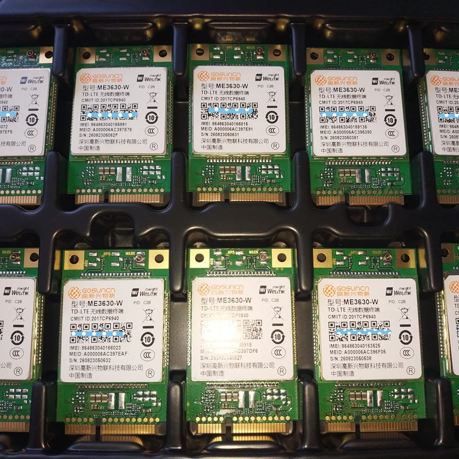

Совершенно новый модуль ZTE Gosuncn ME3630-W 4G LTE MINI PCIE Cat4 PID:C2B LTE FDD: B1 B3, LTE TDD: B38 B39 B40 B41