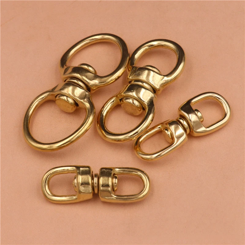 1piece Solid Brass Swivel Eye Rotating Connector 