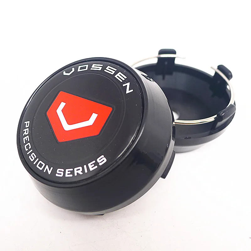 4pcs 60mm 56mm For Vossen Wheel Center Hub Cap Car Styling Cover 45mm Emblem Badge Stickers Accessories