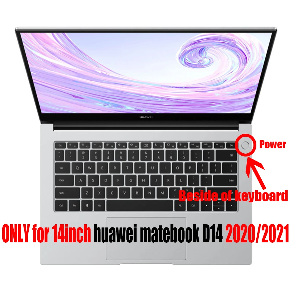 For Huawei Matebook D14 2020 2021 Notebook Screen Protector for Matebook D 14 0.3MM 9H HD 2.5D Laptop Protective Tempered Glass