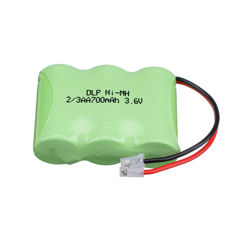 الأصلي ni-mh 2/3AA 3.6 فولت 700mAh ni-mh 2/3AA بطارية قابلة للشحن حزمة مع المقابس ل هاتف لاسلكي