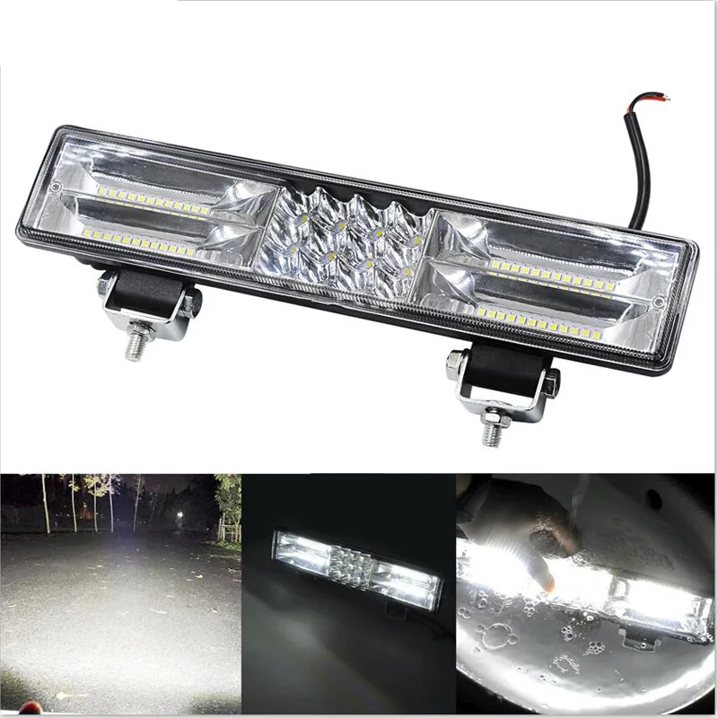 

1PC 60w 7.95x2.36" Inch LED Rectangular Headlights Replacement Roof Searchlight Maintenance Auxiliary Lamp Auto Headlight