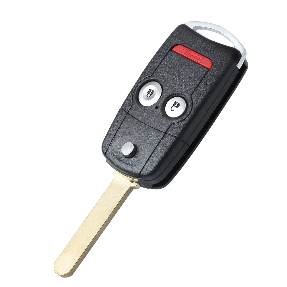 KEYECU for Acura MDX RDX TL TSX ZDX 2007 2008 2009 2010 2011 2012 2013 2014 Flip Remote Key Fob N5F0602A1A 313.8MHz ID46 Chip