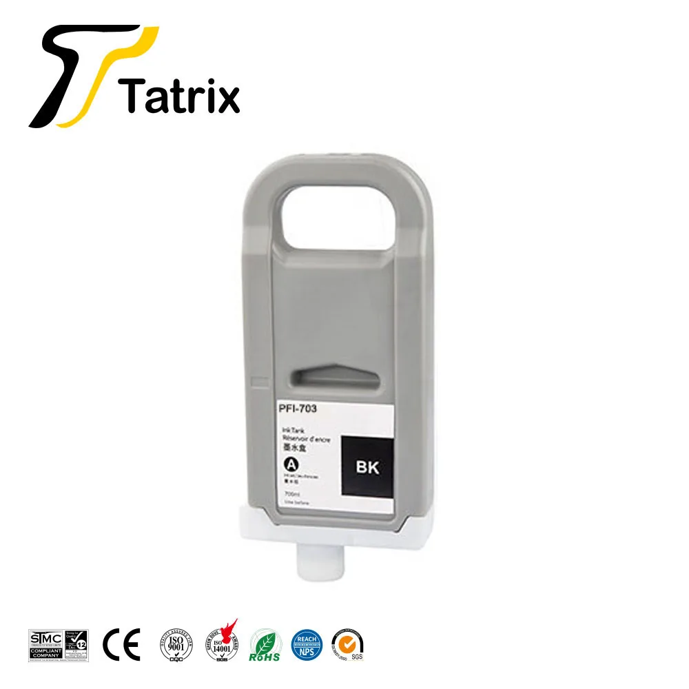 Tatrix-キヤノンプリンター用顔料インクカートリッジ、プレミアムカラー、pfi703、PFI-703、pfi 703、ipf 810、820、815、825