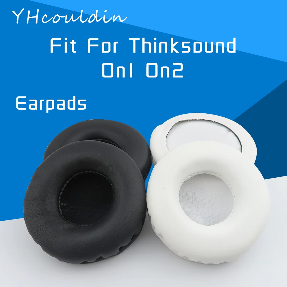 وسادات أذن من YHcouldin لأجهزة Thinksound On1 On2 ملحقات لسماعة الرأس من الجلد للاستبدال