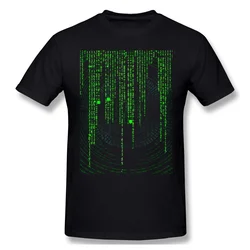 The Matrix Neo Sci-Fi Action Movie TShirts for Men Caught In The Matrix Less Funny Crewneck Cotton T Shirt 2020