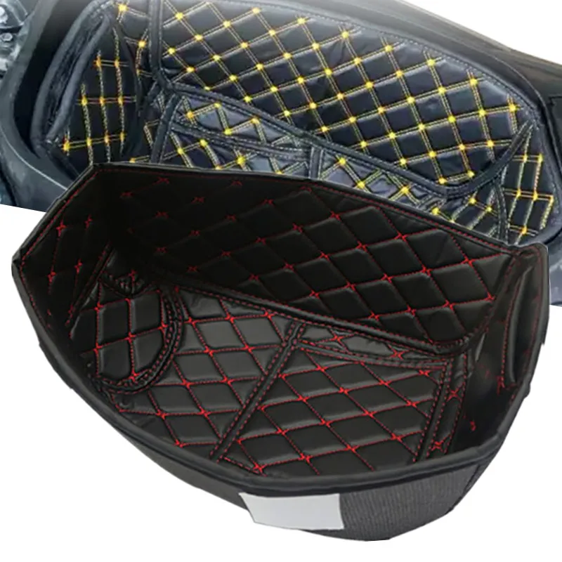 

NMAX155 Rear Trunk Cargo Liner Protector For N-MAX 155 nmax155 2016 2017 2018 2019 Motorcycle PU Leather Seat Bucket Pad