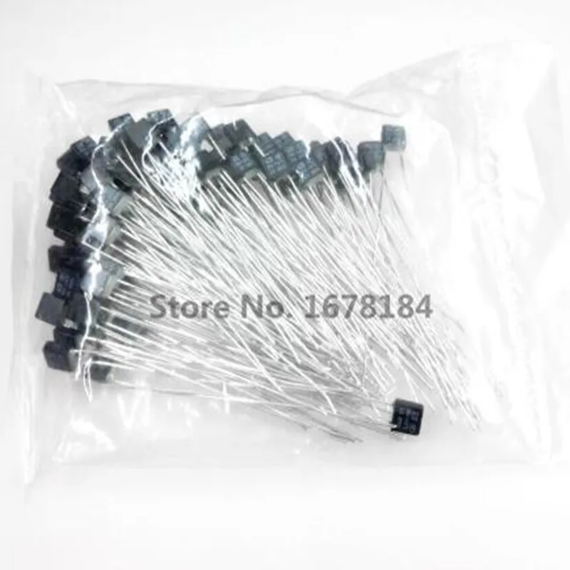 20pcs Black Square Fan Motor 2A 250V Thermal fuse 92 95 105 110 115 120 125 130 135 140 145 150 degree Temperature Switch