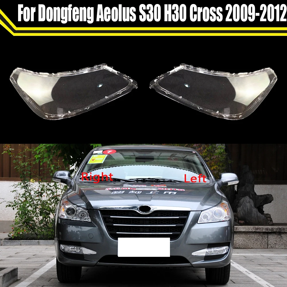 

Car Transparent Cover Headlight Clear Shell Lamp Shade Headlamp Lens Cover For Dongfeng Aeolus S30 H30 Cross 2009 2010 2011 2012