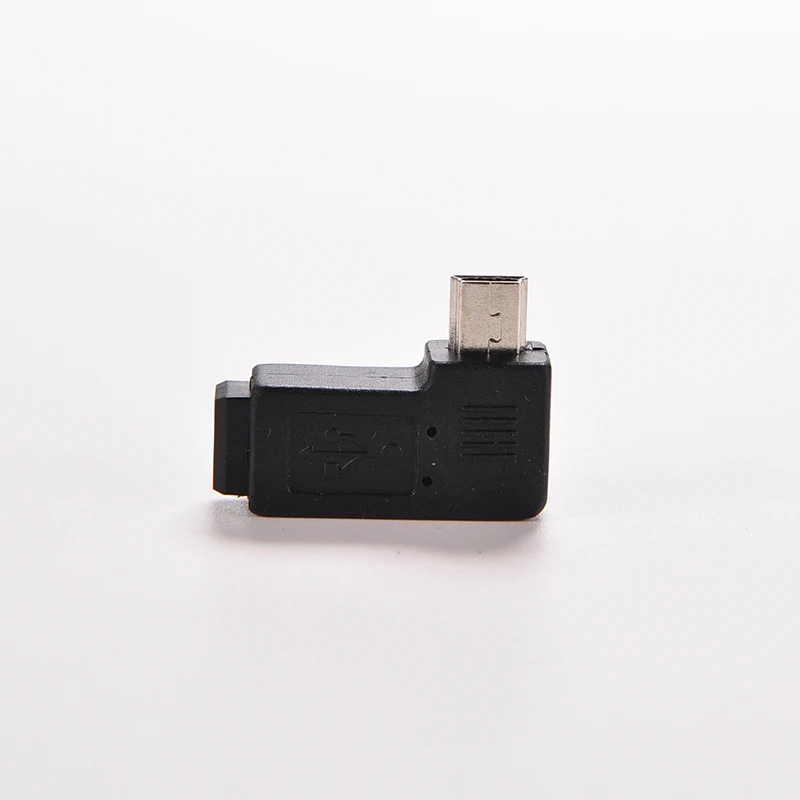 90 Degree Mini USB 5pin Male to Mini USB Connector Female Data Sync Adapter Plug