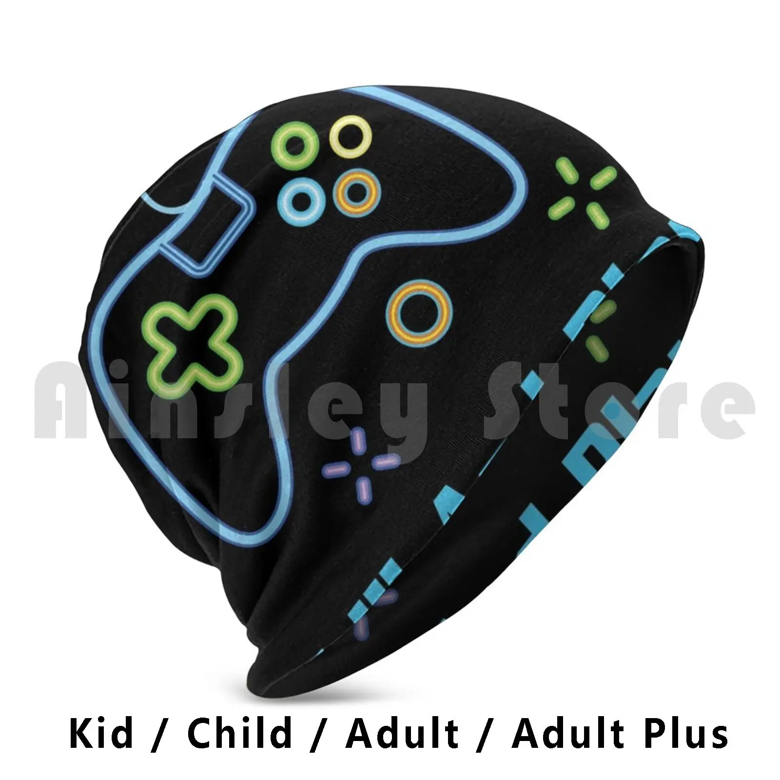 Chill And Play Hat Hat Gaming Gamer Games Geek Nerd Game Neon Game Gamer Guy Arcade Dice Rpg