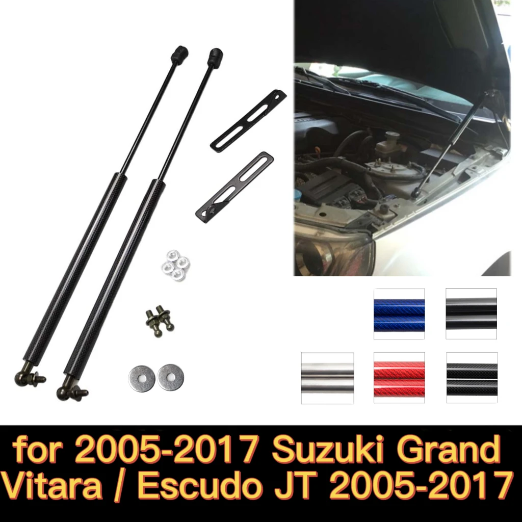 Dla Suzuki Grand Vitara Escudo JT 2005-2017 zmodyfikuj przednia maska kaptur siłowniki pneumatyczne sprężyny wsporniki podnośników Rod amortyzatory Absorber