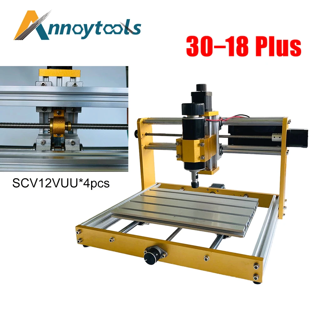 Roulement de vis 12mm, 10mm pour CNC3018 T8, 4mm de diamètre 12mm pour mise à jour Xaxis de machine CNC