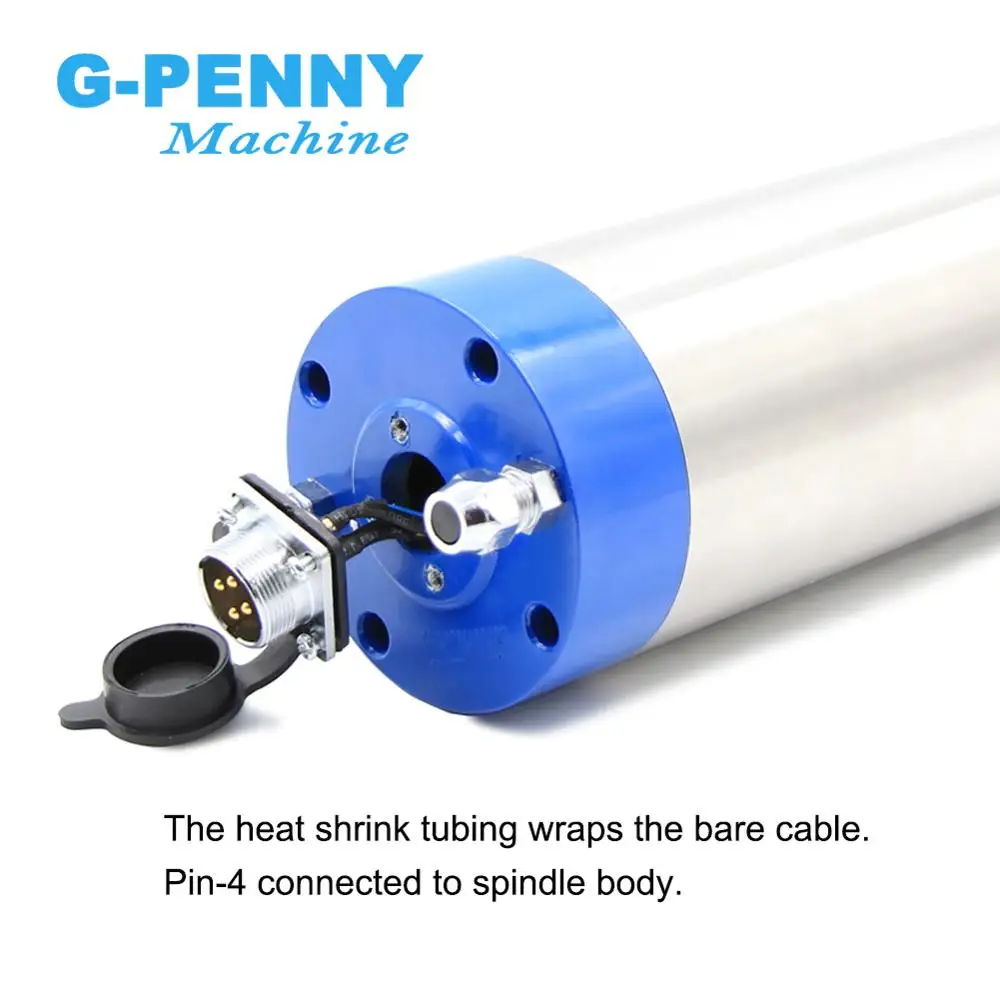 Sale! G-Penny 2.2kw ER20 Metal Work Spindle Water Cooled Spindle Motor 800Hz Pole=4 Water Cooling For Metal,Iron,Stainless Steel