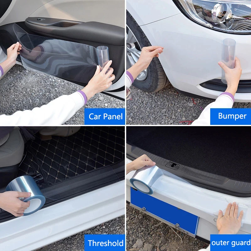 Película protectora antiarañazos para coche, pegatina impermeable a prueba de estallidos, Protector de piel de rinoceronte