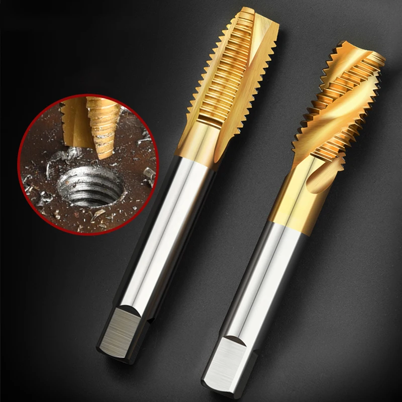 Titanium Plating Machine By Hand With Self Tapping Metric Tap Screw Extrusion Straight Slot Tap