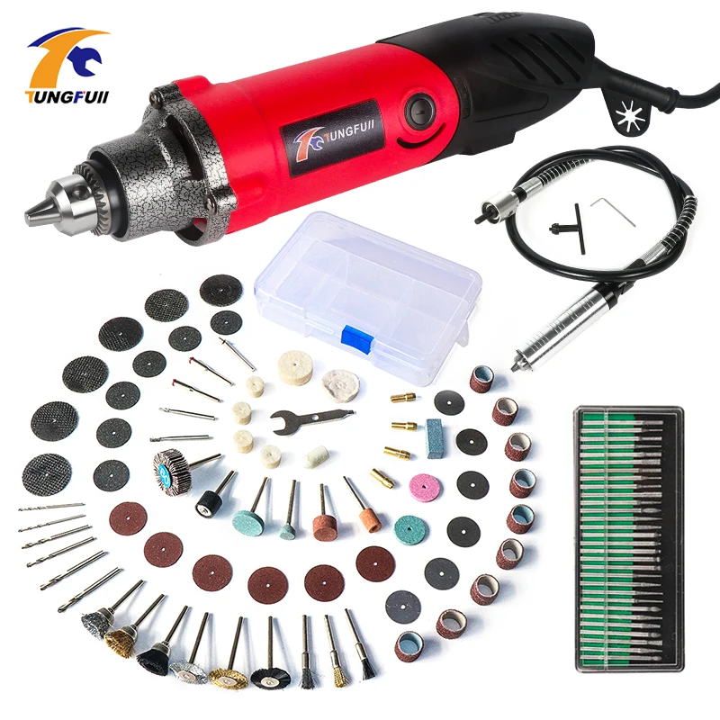 Diy Mini Electric Drill Metalworking Drilling Machine Polishing Engraver Electric Wood Machine Power Tools Grinding Wheel