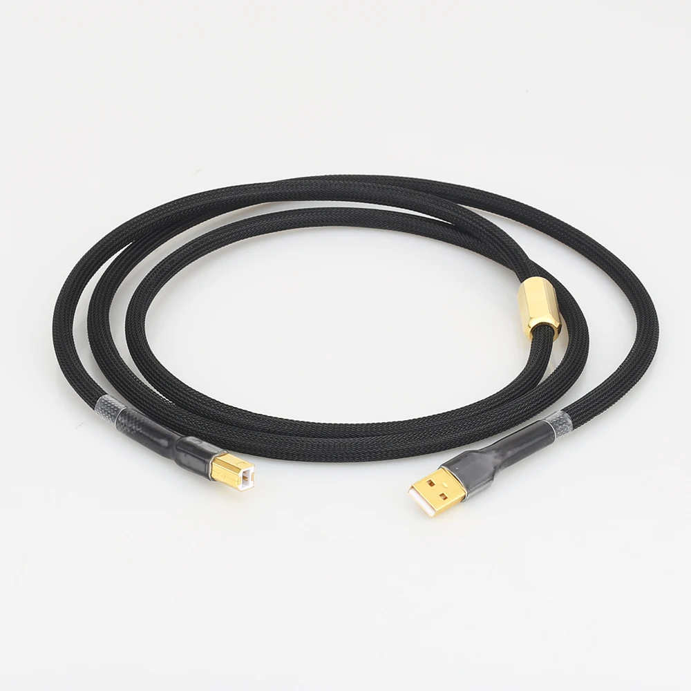 

A53+XW71 Hifi USB Cable High Quality Type A to Type B Hifi Data Cable For DAC USB cable