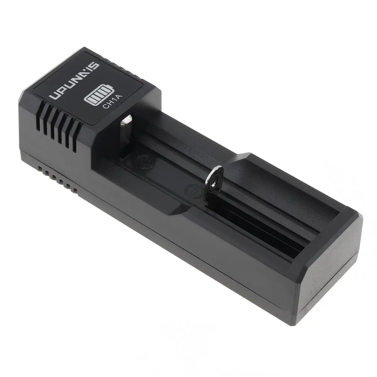 CH1A DC5V Único Slot Carregador de Bateria USB para 26650 18650 18500 18350 17670 16340 10440 Com proteção múltipla