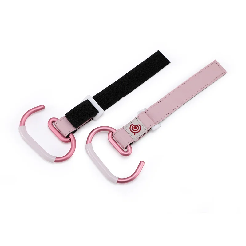 1pcs Aluminum Alloy Baby Stroller Hook Stroller Accessories Rotatable Velcro Cart Stroller Bag Clip For Baby Sundries Organizer