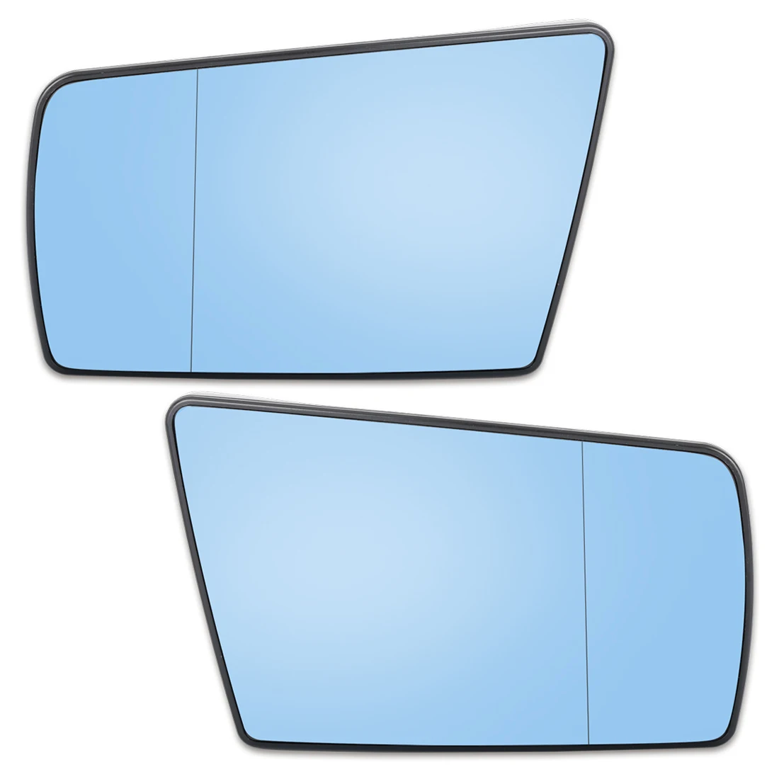 

X Autohaux Mirror Glass Heated With Backing Plate Side Rear View Mirror Glass For 2000-2002 Mercedes-Benz E320