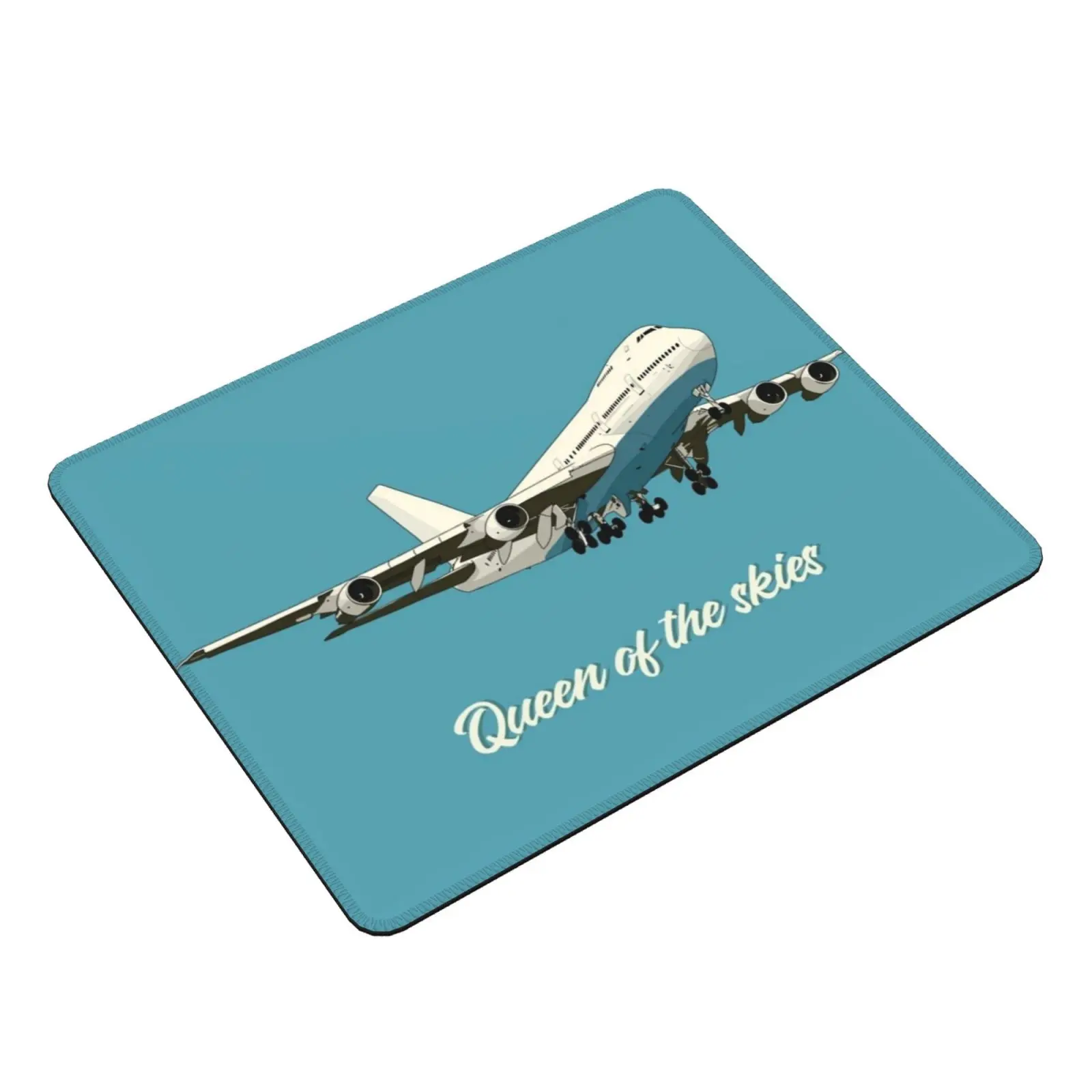 Queen Of The Skies Boeing 747 Mouse Pad DIY Print Boeing B747 Boeing 747 747 Airplane Aesthetic Airport