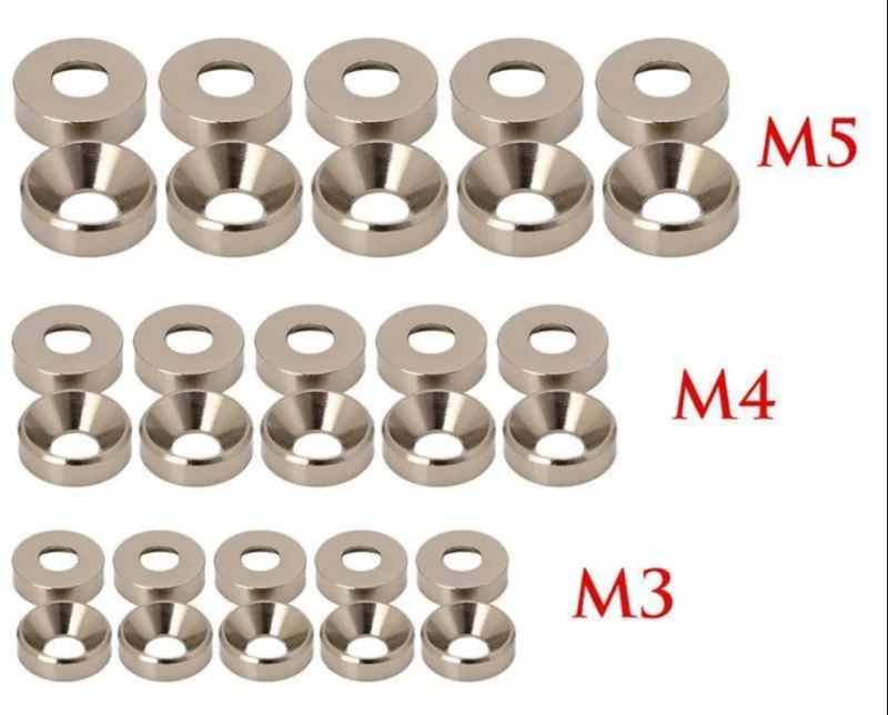 クアドリコプター用フラットヘッドボルト,2/m2.5/m3/m4/m5/m6,rcカー用フラットワッシャー,マルチローター