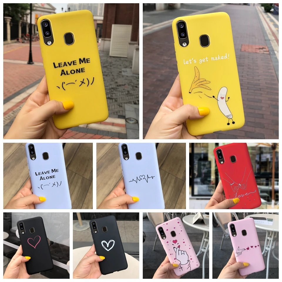 Candy Cartoon Silicone Phone Case For Samsung Galaxy A20 SM-A205F/DS A 20 SM-A205FN/DS Galaxy A30 SM-A305F/DS Cover6.4