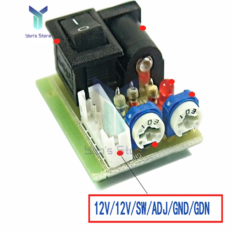 Mini CCFL Inverter Tester LCD TV Laptop Screen Repair Backlight Lamp Test 12V Toggle Switch Test LCD Inverter LCD Tube