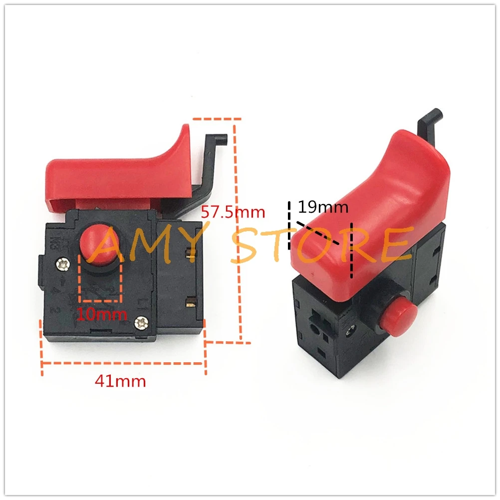 AC 250 V/4A 6A Lock ON Velocità Regolabile di Controllo CW/CCW Interruttore Per Trapano A Mano Elettrico di Alimentazione strumento di Trigger Interruttori