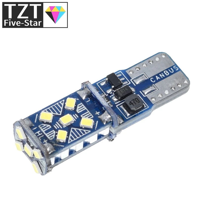 TZT T10 W5W Neue Superhelle LED-Leuchten WY5W 168 501 2825 Auto-Keilblitzlichter Seitenlampen Auto-Innenraumleuchte Leseleuchte Deckenlampe – Detail 6