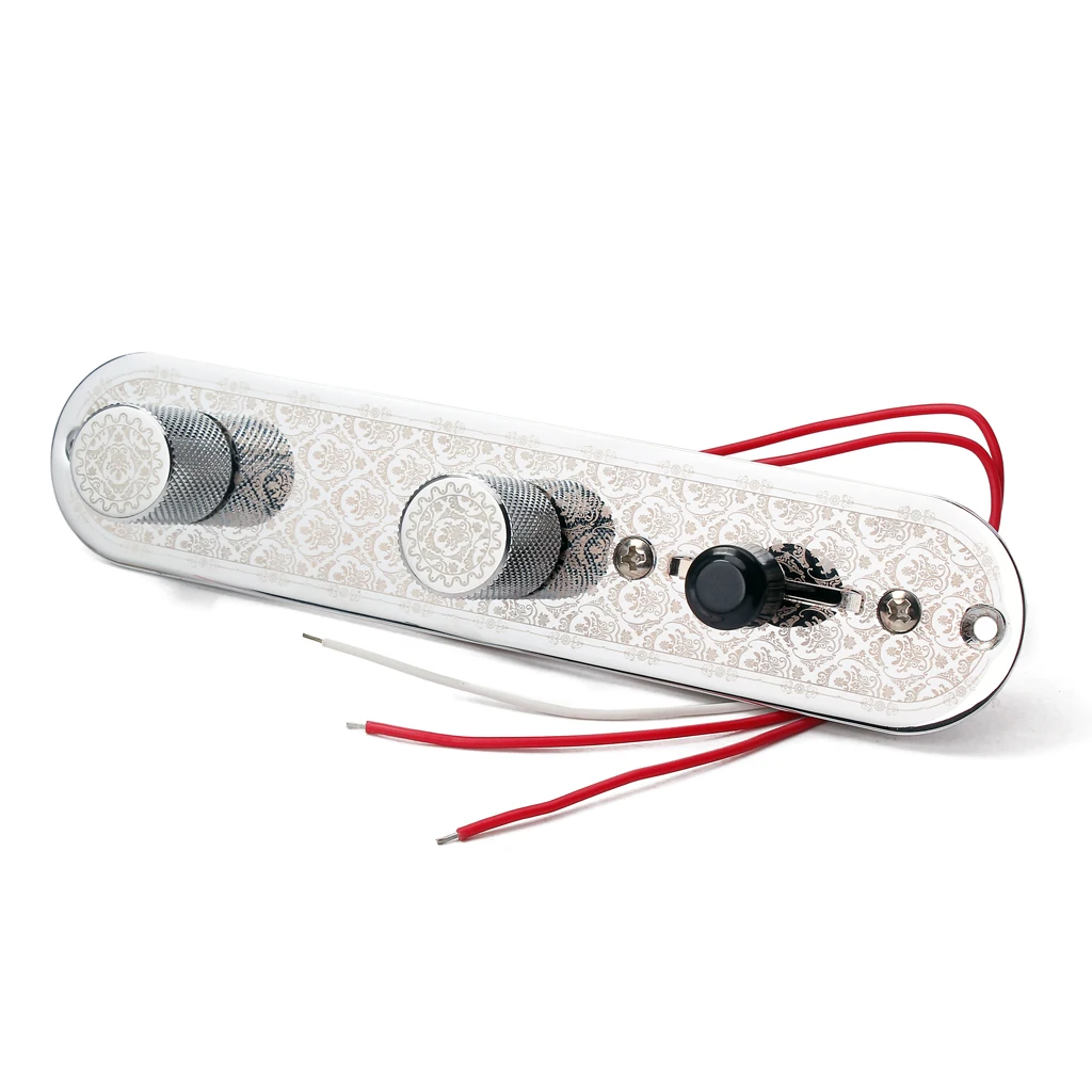 3 Way Wired Loaded Prewired Control Plate Harness Knobs for TL Tele Telecaster Guitar Parts