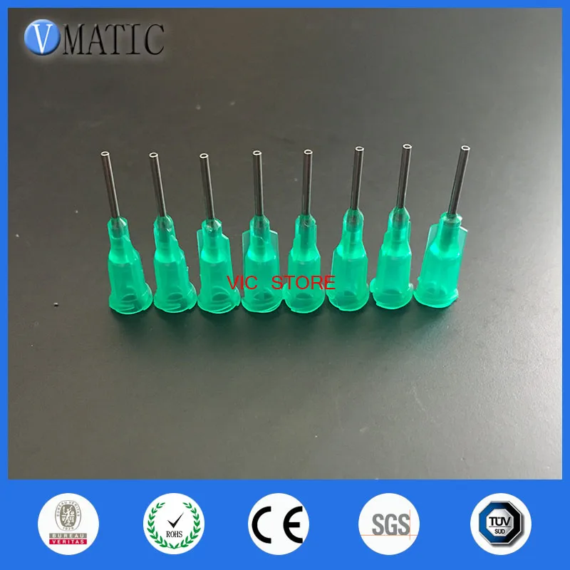 

High Quality Products Assurance 100pcs/bag Industrial Tips 18G Green Color 0.5'' Dispensing Plastic Needle Tip 1/2 Inch Length